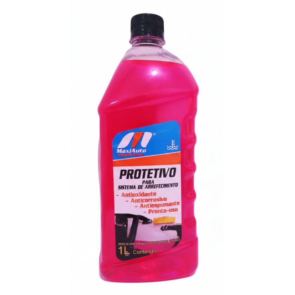 Aditivo de radiador pronto uso 1 litro aditivo de radiador diluído em Oferta na Shopee