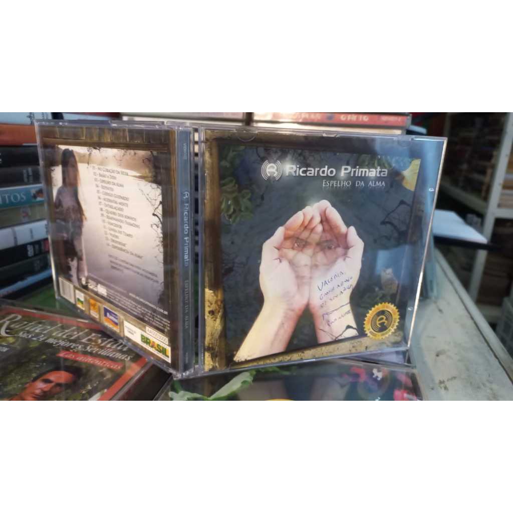 Cd Ricardo Primata Espelho Da Alma - Excelente- Edição especial 14 Musicas + Video Clipe