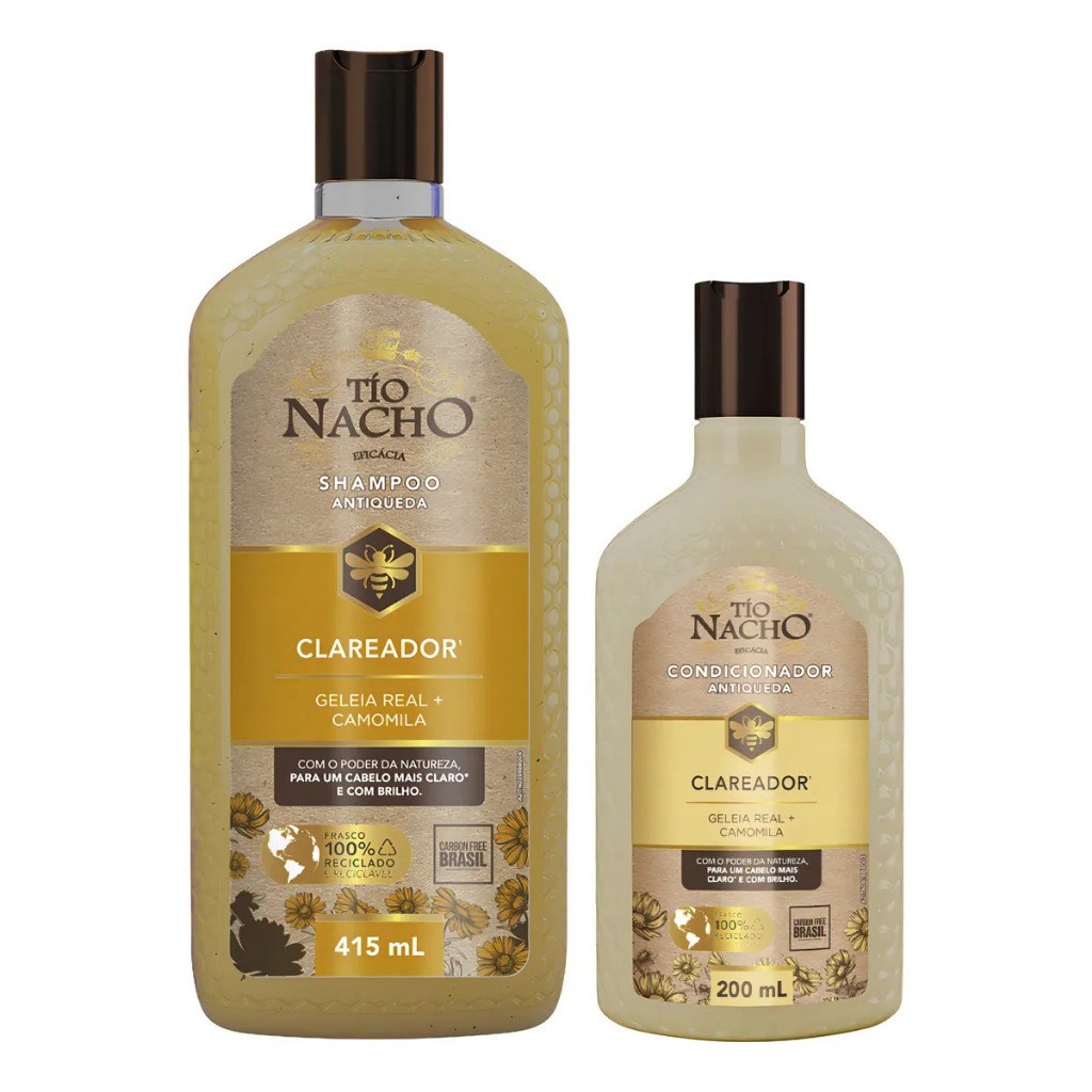 Tio Nacho Kit Clareador SH 415ml + Cond 200ml em Oferta na Shopee