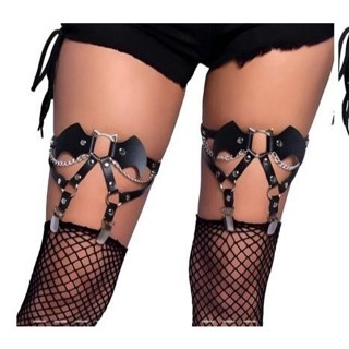 GARTER ALEXIA CINTA LIGA PERNA HARNESS em Oferta na Shopee
