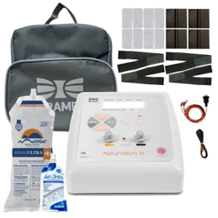 Neurodyn III Ibramed Kit 8 Eletrodos Gel 1kg Bolsa Eletroestimulação Tens Fes