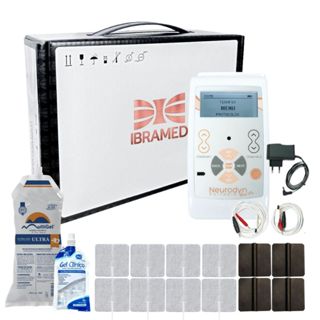 Neurodyn Portátil Ibramed TENS FES 02 canais Eletroestimulação com super brindes em Oferta na Shopee