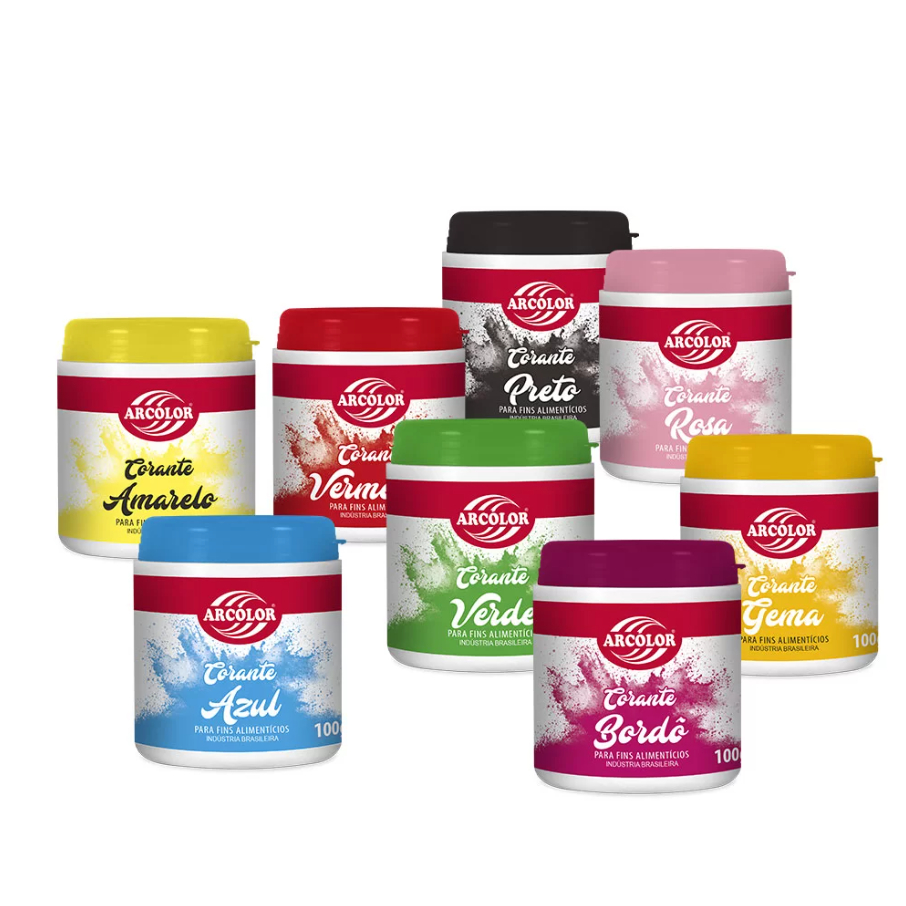 Corante Alimentício em Pó Arcolor 100g (Escolha a Cor) em Oferta na Shopee