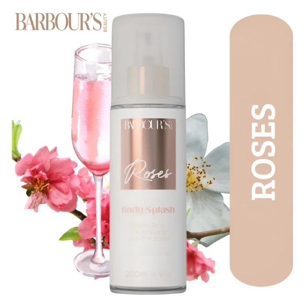 Body Splash Roses Barbours Beauty 200ml Alta Fixação em Oferta na Shopee