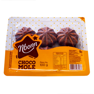 Choco Mole Preto Nbonn - Bandeja 6 Un 100g  – Doce Teta de Nega em Oferta na Shopee