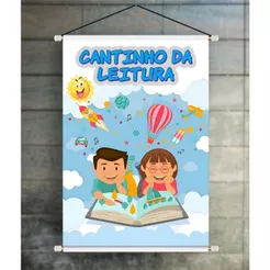 BANNER ARTE PRONTA - CANTINHO DA LEITURA AZUL