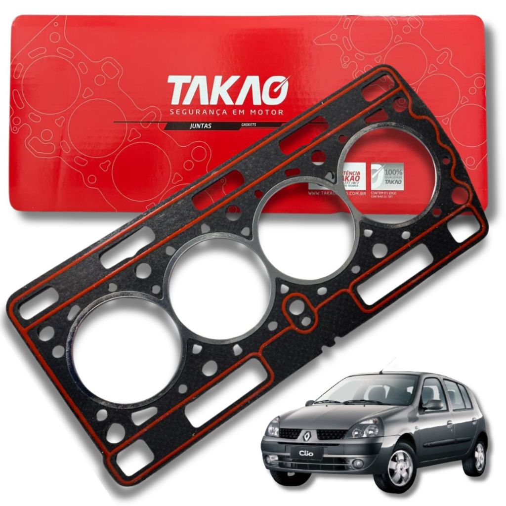 Junta Do Cabeçote Clio 1.0 8v D7d 2003 2004 2005 2006 07 08 em Oferta na Shopee