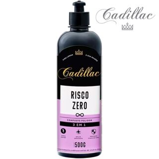 Risco Zero 3 em 1 Cadillac 500ml Composto Polidor Etapa Única Corte Refino Lustro em Oferta na Shopee