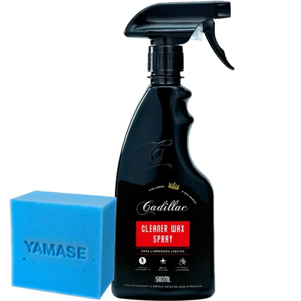 Cera Líquida Cleaner Wax Spray Cadillac 500ml em Oferta na Shopee