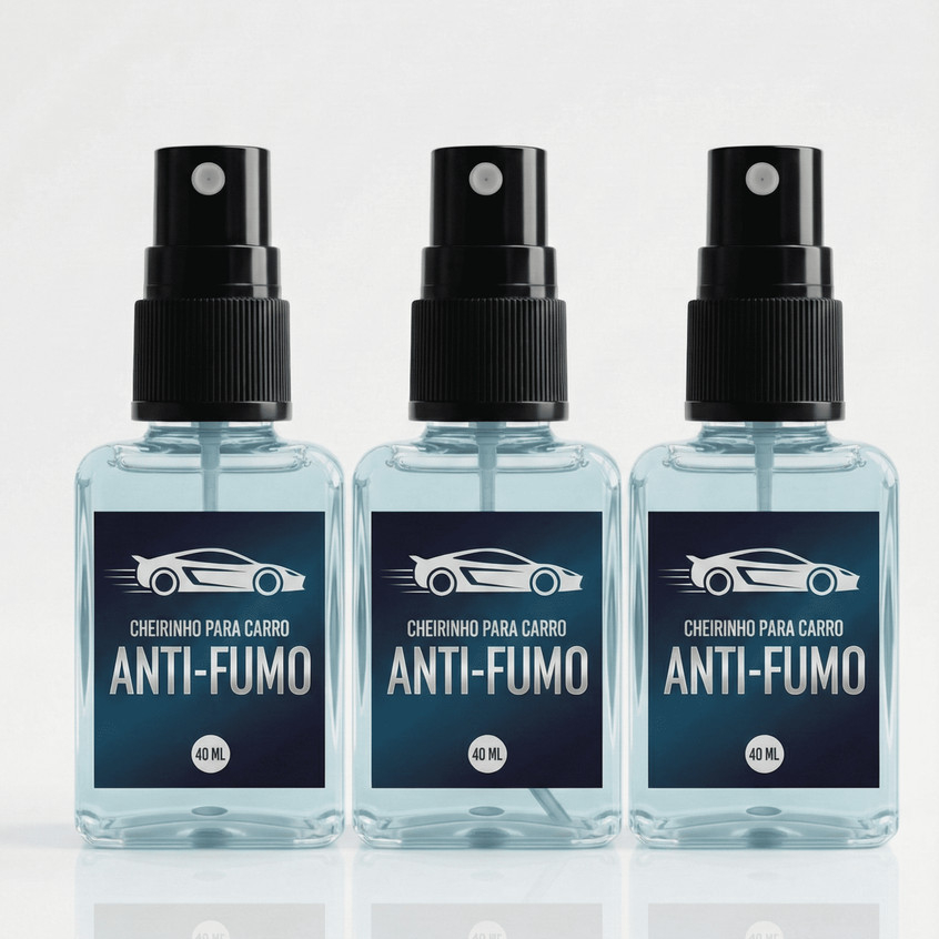 Kit 3 Cheirinho CARRO NOVO Spray Automotivo para Carro Aromatizante de Qualidade Concentrado NEWCAR