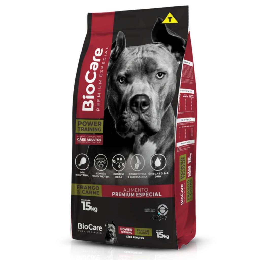 Ração Power Training Cães Adultos 15kg Para Pit Bull