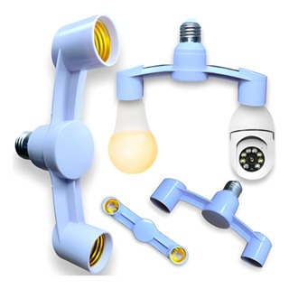 Adaptador Soquete 2 x1 Lâmpada E27 Bocal Duplo 2 em 1 em Oferta na Shopee