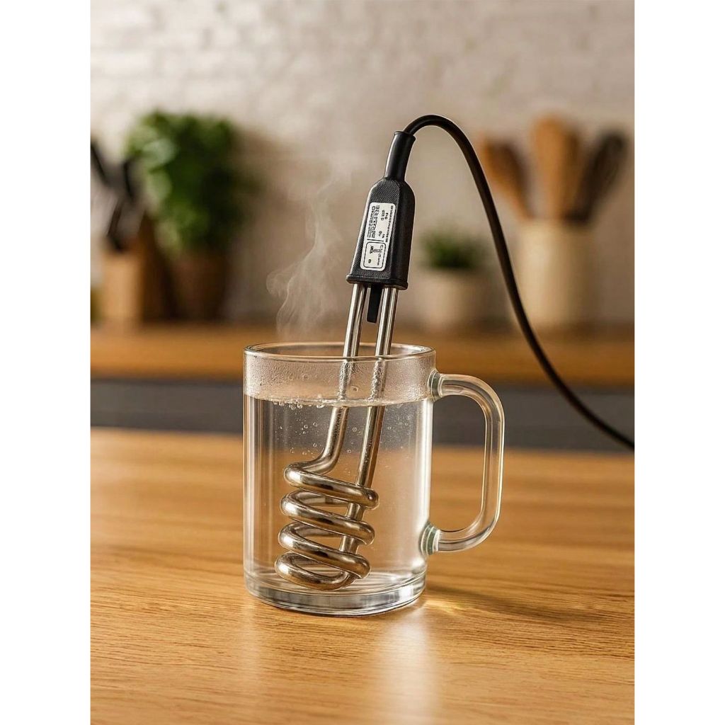 Ebulidor Elétrico Rabo Quente Mergulhão 500W 1000W Aquecedor de Água Portátil 220V Chá Café Rápido