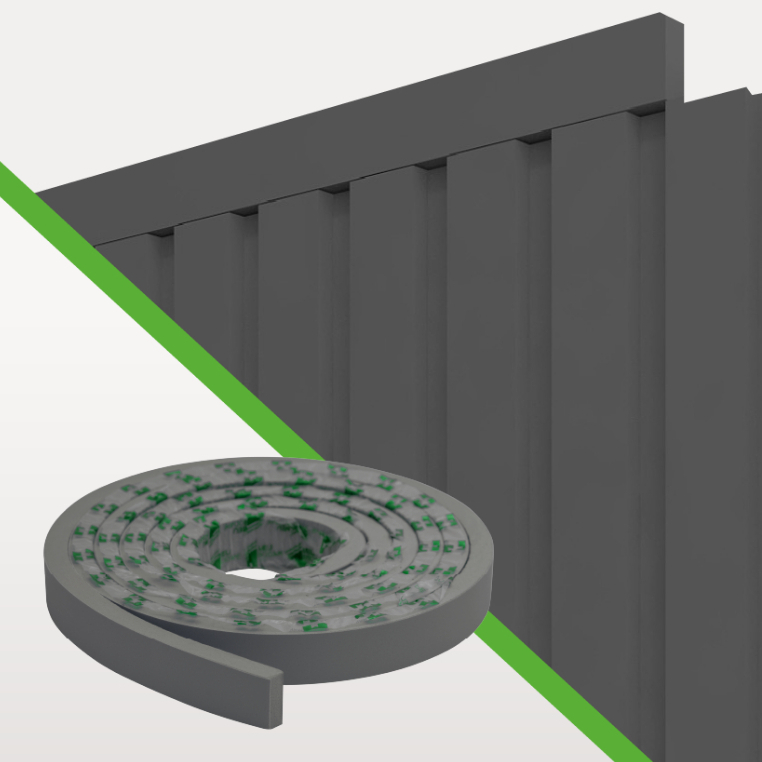 Perfil de Acabamento Autocolante | Linha Play Grafite em Oferta na Shopee