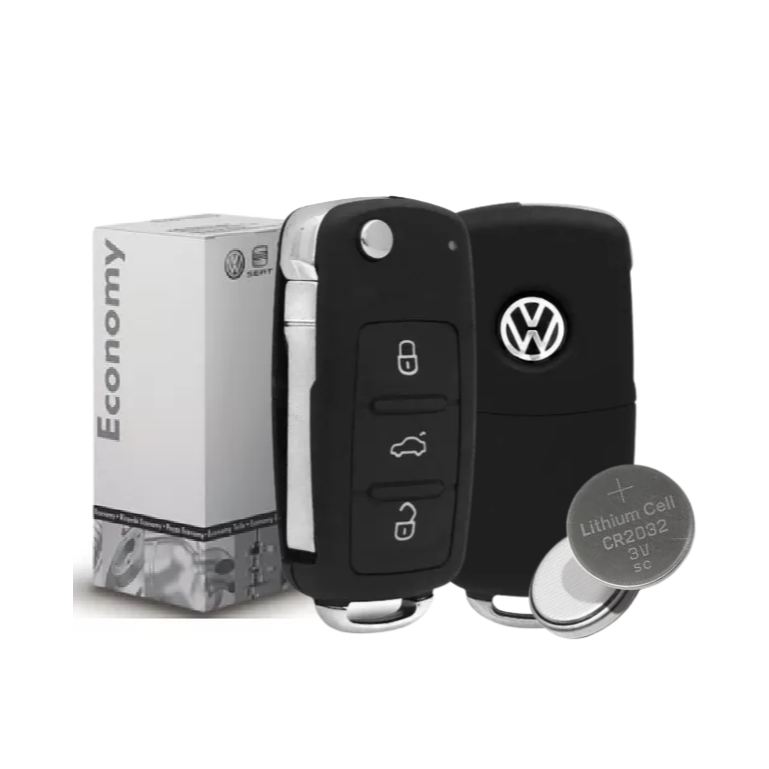 Carcaca Oca Vw G6 G7 3 Botões  Modelo Original 2013 A 2024 C BATERIA