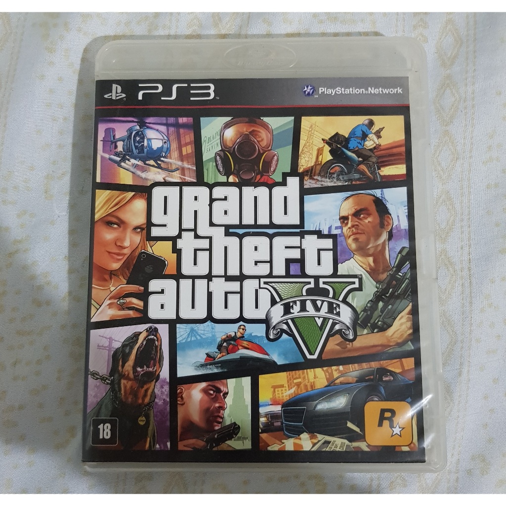 jogo gta v 5 ps3 com mapa