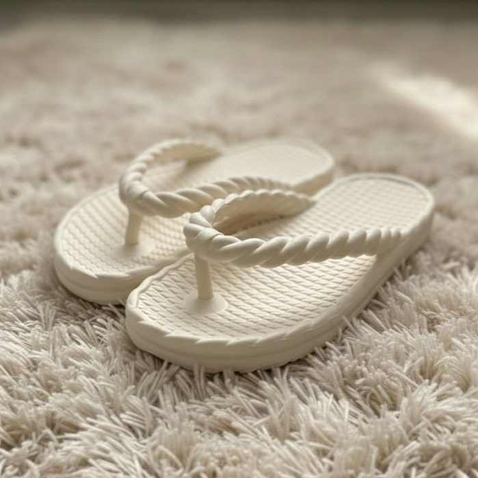 Sandália Trançada Chinelo Nuvem Feminina Ortopédica Leve e Macia - Envio Rápido em Oferta na Shopee