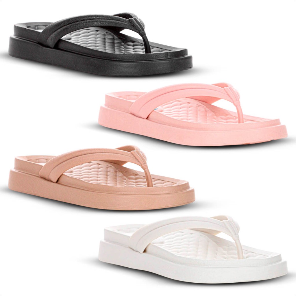 Chinelo Moleca Tira Pronta Feminino Sola Alta Conforto Dia a Dia em Oferta na Shopee