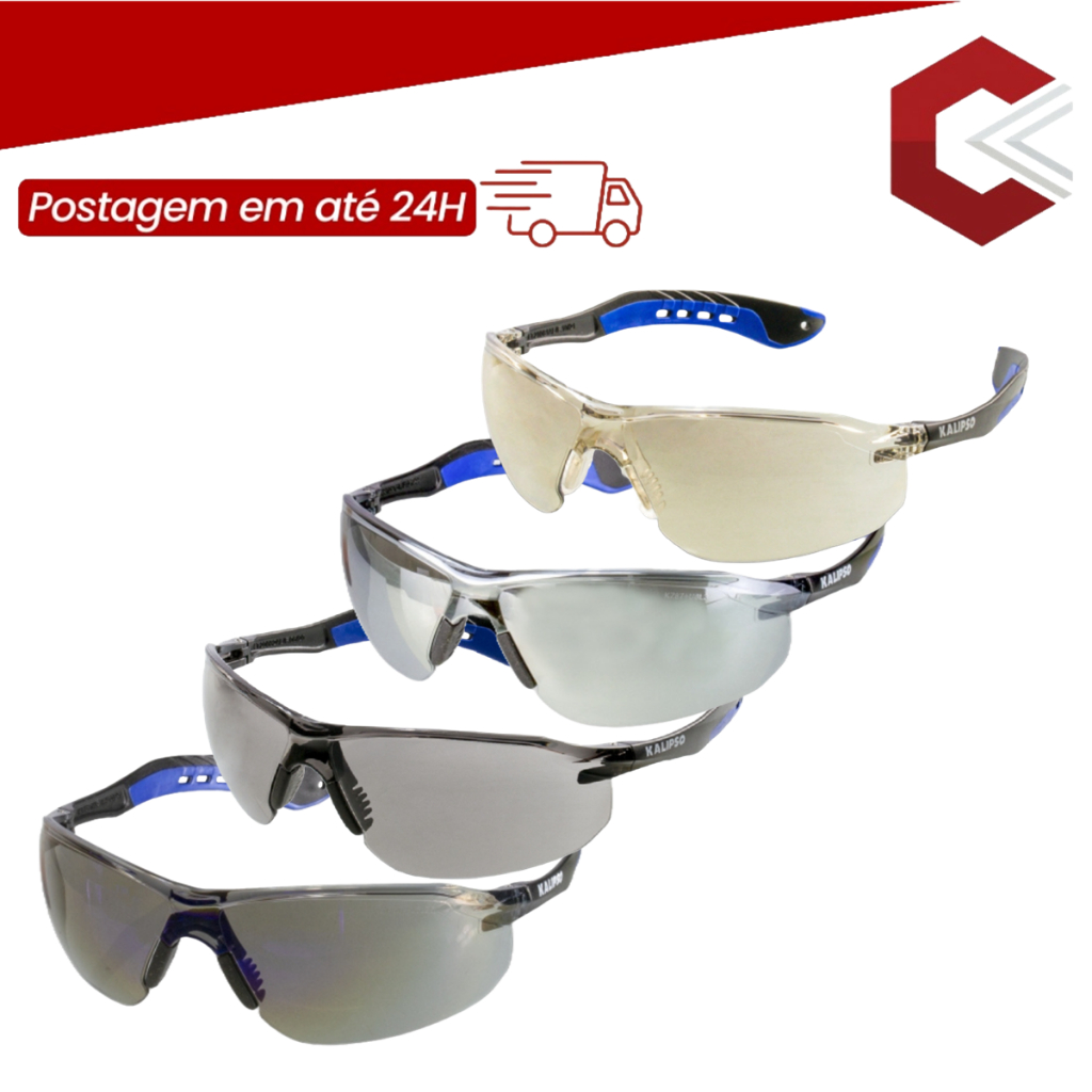 Óculos de Segurança Trabalho Esporte E Lazer Kalipso Jamaica - CA 35156