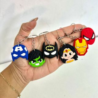 Kit Marvel 10/50 Chaveiro Homem Aranha Capitao America Homem De Ferro Batman Festa Aniversario Lembrancinha Tema em Oferta na Shopee