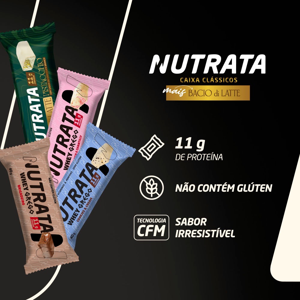 Detalhes do Caixa Mista Clássicos & Bacio - Display c/8 und - Nutrata