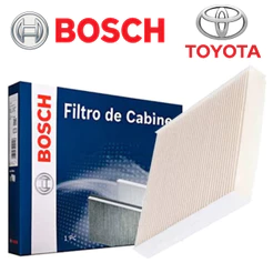 Filtro Cabine Ar Condicionado Toyota Corolla 2008 até 2019 Hilux SW4 Rav4 Yaris BOSCH
