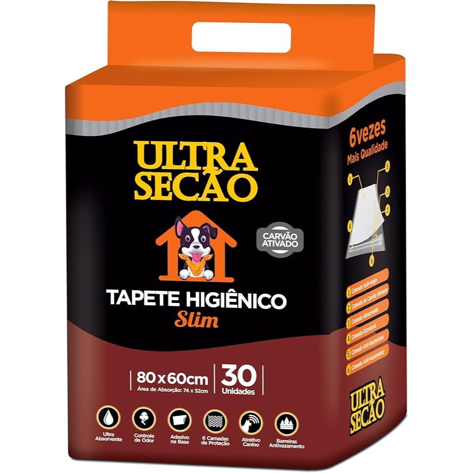 Great Pets Tapete Higiênico Ultra Secao Carvão Ativado 80x60 30 Unidades em Oferta na Shopee