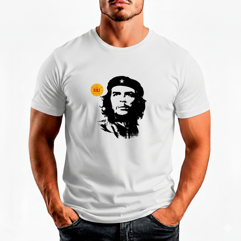 Camiseta Che Guevara Revolução 100% algodao vermelha de coração