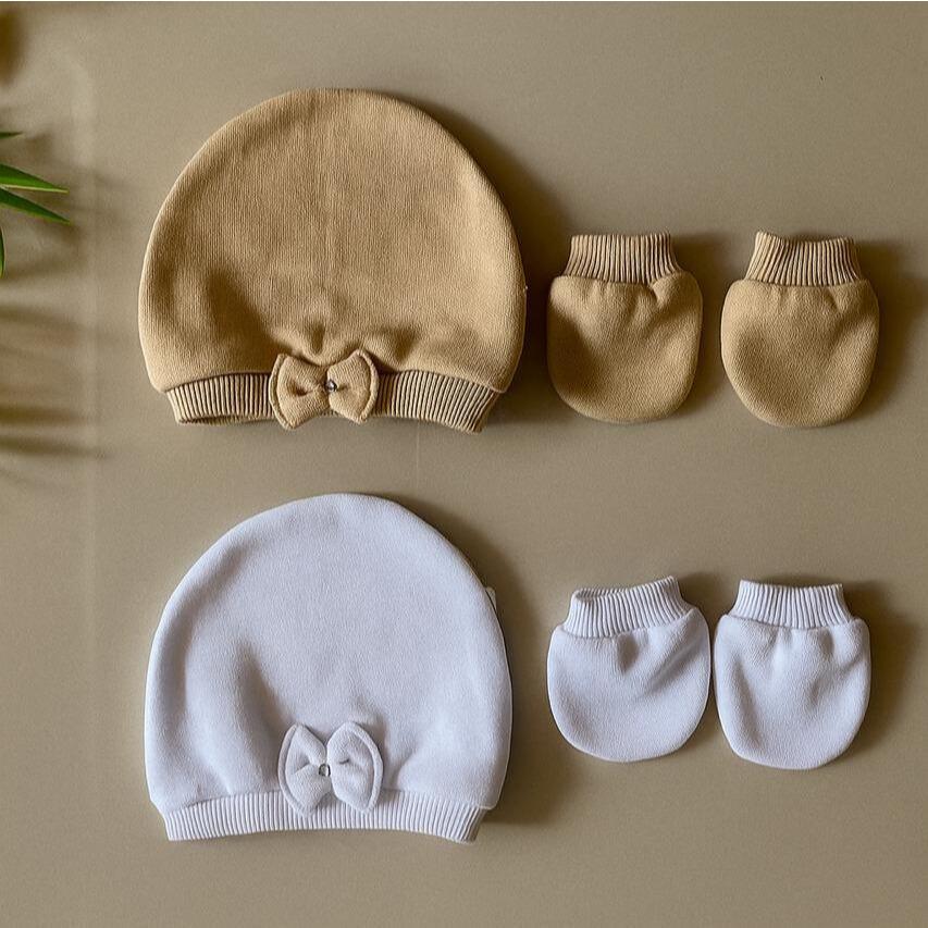 Kit 2 Toucas e 2 Luvas Bebê Menina RN Recém-Nascido Algodão Antialérgico Enxoval Maternidade Gestante Várias Cores Kit 2 Toucas e 2 Luvas Bebê Menina RN Recém-Nascido Algodão Antialérgico Enxoval Maternidade Gestante Várias Cores