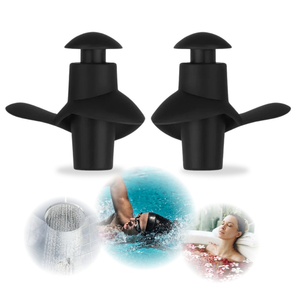 Imagem Tampão De Ouvido De Silicone Para dormir Para Natação Abafador De Ouvido Protetor Auricular