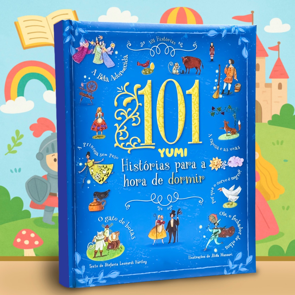 Livro Infantil 101 Histórias Para a Hora de Dormir - Contos De Fadas, Contos Clássicos | Capa Dura em Oferta na Shopee