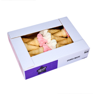 Doce Copo Biju Nbonn - Caixa 14 Un 250g Sorvete Seco Infância Maria Mole em Oferta na Shopee