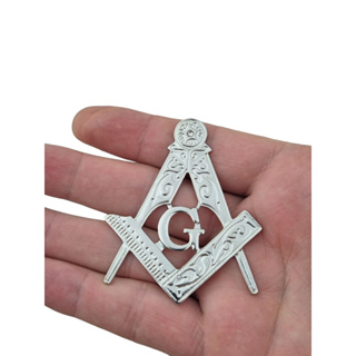 Emblema Adesivo 3d alto Relevo em Metal Maçonaria Premium em Oferta na Shopee