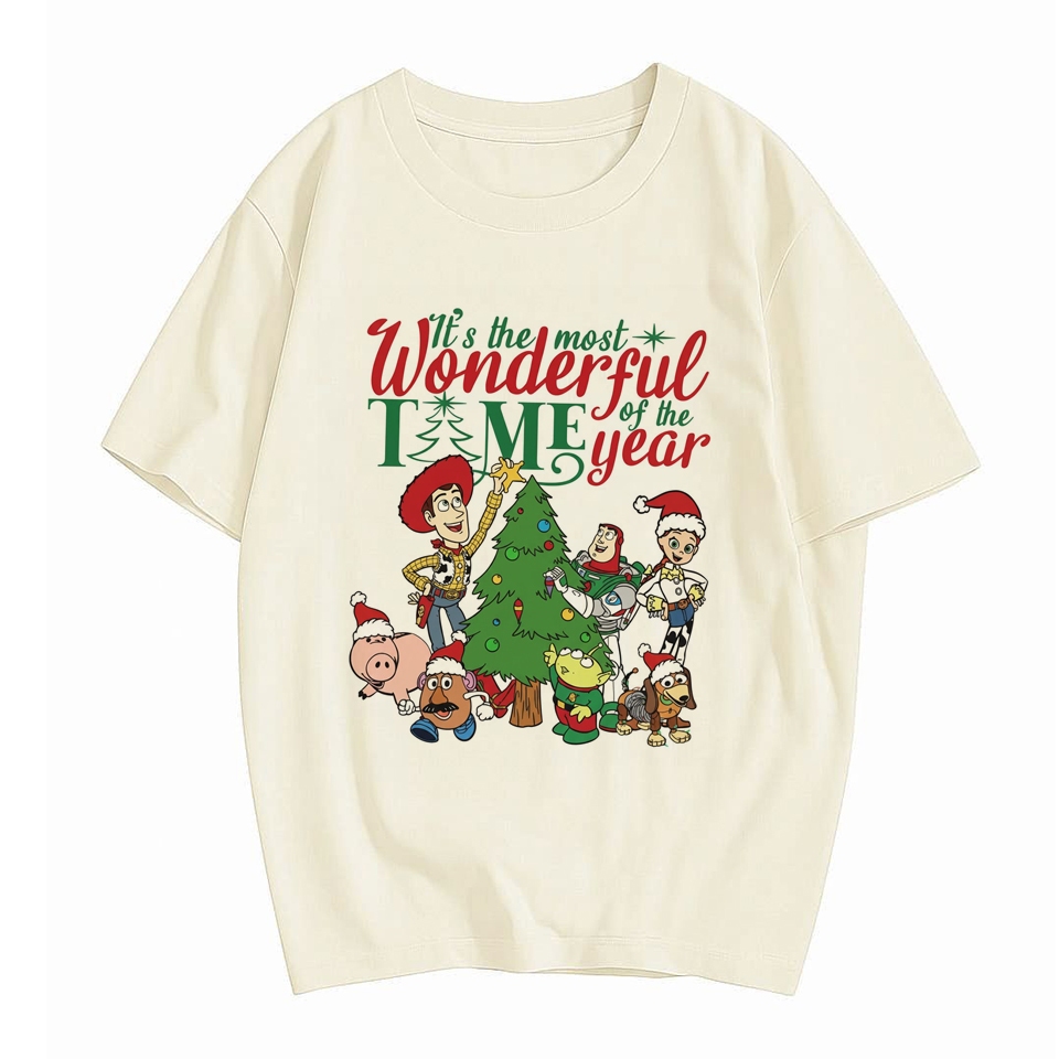 Camiseta Toy Story Natal Wonderful - [Limitada Premium] Blusa estampada divertida personagens presente