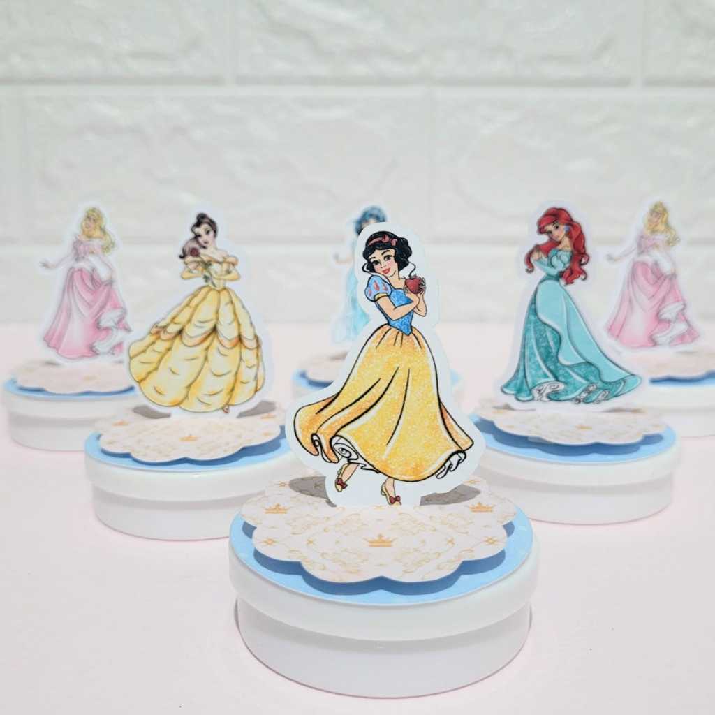 Apliques para Latinha ou Caixa Acrílica Princesas  Festa Infantil - Lembrancinhas Personalizadas.
