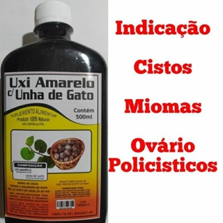 U x i amarelo com unha de gato muito bom 500 ml em Oferta na Shopee