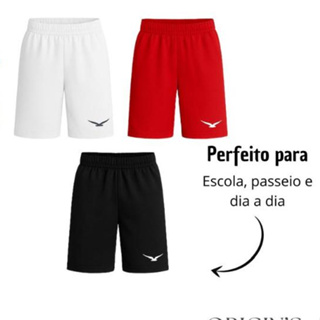 Kit Com 3 Shorts Infantil Chimpa Bermudas Direto da Fabrica em Oferta na Shopee