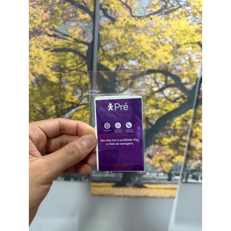 Kit 10 Chips Vivo – Pré-Pago | Sem Crédito | Triplo Corte Universal | DDD Livre