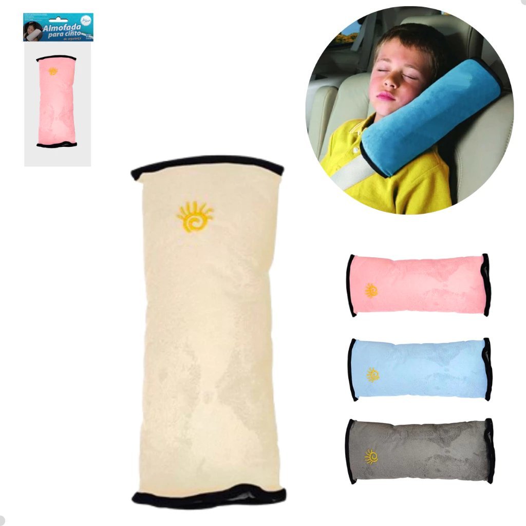 Kit 02 Almofada Para Cinto de Segurança Protetor de Cinto