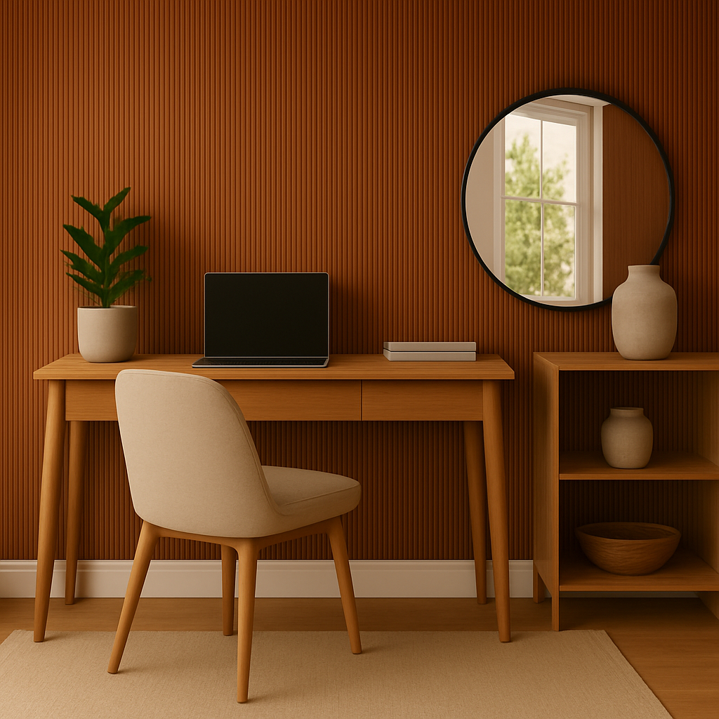 Papel de Parede Painel Ripado autocolante Diversas Cores Decoração Sala Casa Penteadeira Premium em Oferta na Shopee