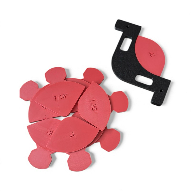 Kit de Moldes de Cantos para Fresadeira (8 Tamanhos)