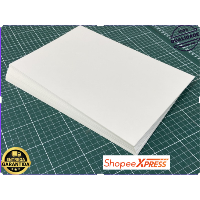 Papel Cartão Triplex 300g A4 P/ Caixas Embalagens - Sublimável em Oferta na Shopee