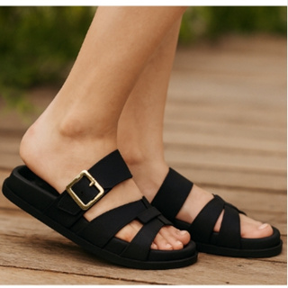Sandália Papete Feminina Birken Confortável em Oferta na Shopee