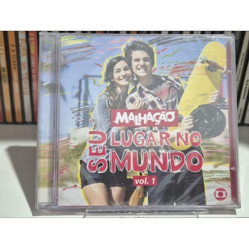CD MALHAÇÃO  - SEU LUGAR NO MUNDO - VOL. 1 - TRILHA SONORA NOVELA GLOBO