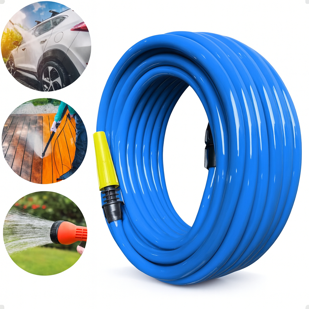 Mangueira de Jardim 50/30/20/15/10/5 Metros Reforçada Lisa Flexivel Mangueiras Para Quintal Borracha em Oferta na Shopee