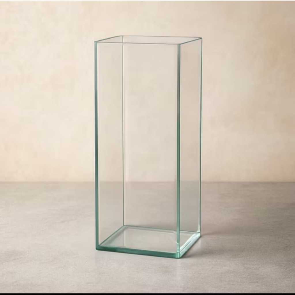 Cachepô de Vidro Cubo Decoração para arranjo de mesa Floreira Vidro em Oferta na Shopee