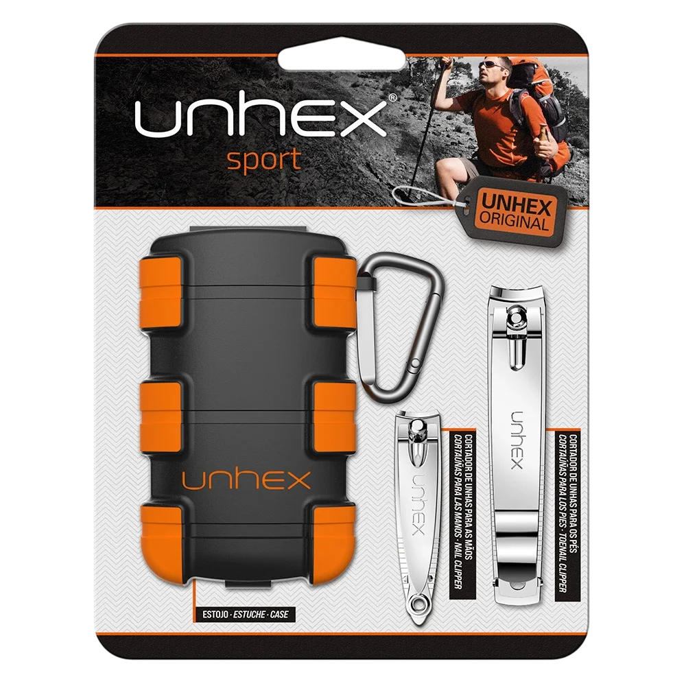 Kit Cortador de Unha para Mãos e Pés com Estojo – Unhex em Oferta na Shopee