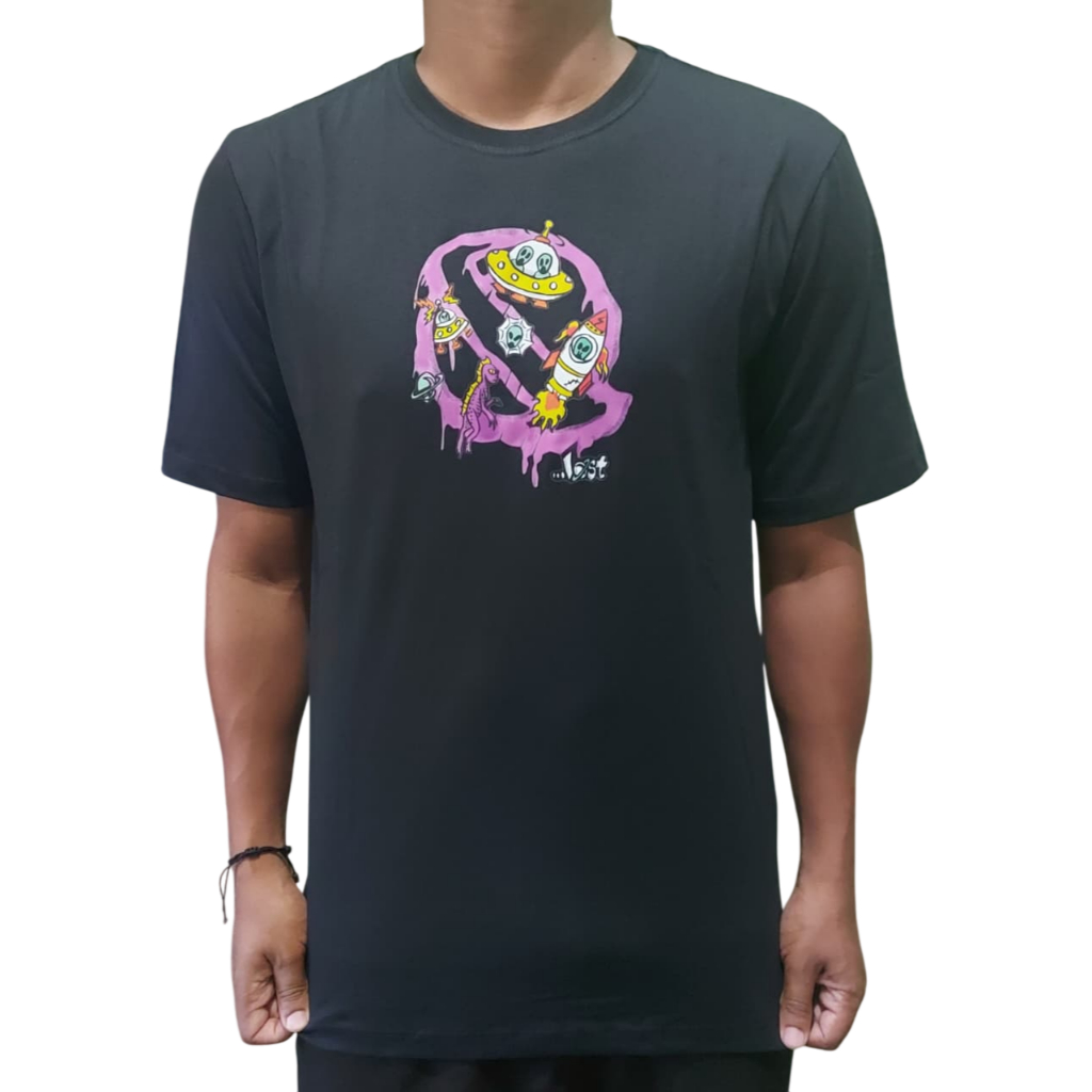 Camisa Malha Lost Preta
