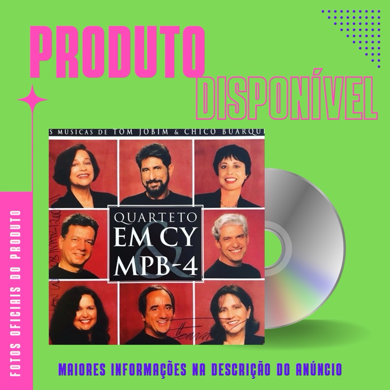 CD QUARTETO EM CY E MPB 4 - BATE BOCA (Part. Chico Buarque, Tom Jobim)  *