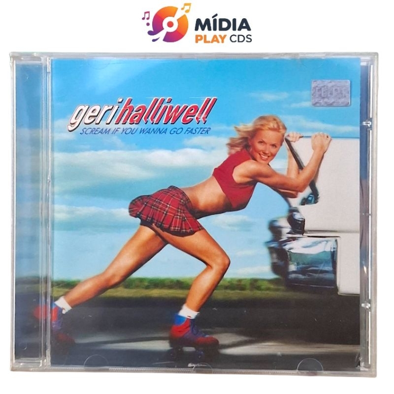 CD Geri Halliwell Scream If You Wanna Go Faster [Original It's Raining Men Calling Spice Girls LACRADO] RARO